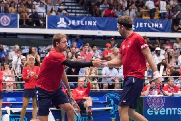 Robert Lindstedt and Tennys Sandgren of the Washington Kastles
