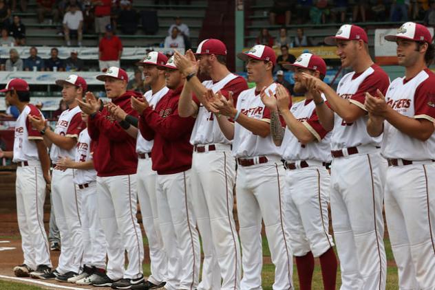Wisconsin Rapids Rafters applaud