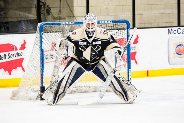 Wheeling Nailers goaltender Danny Tirone
