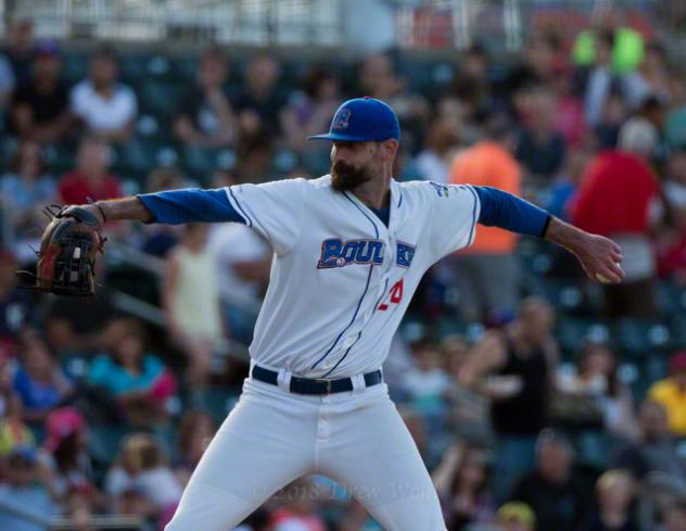 Rockland Boulders pitcher Garrett Johnson