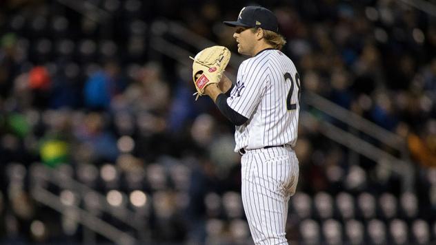 Scranton/Wilkes-Barre RailRiders pitcher Chance Adams