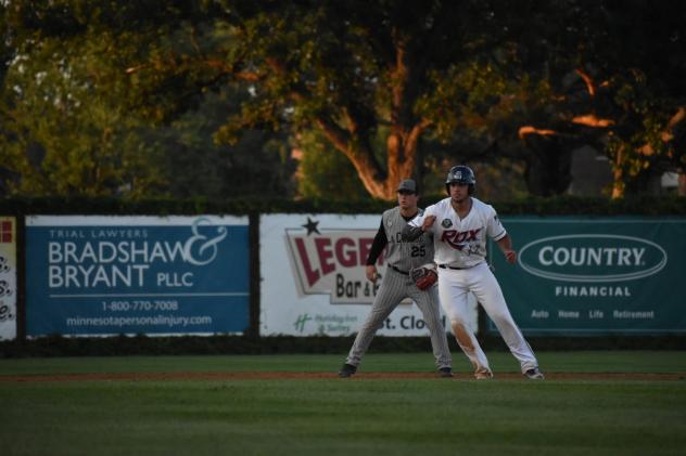 Marshall Gilbert of the St. Cloud Rox leads off