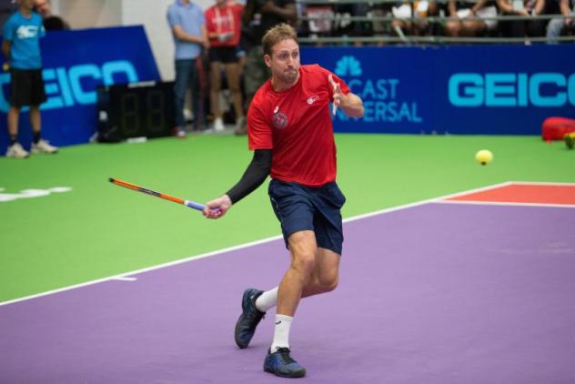 Tennys Sandgren of the Washington Kastles came up just short Monday
