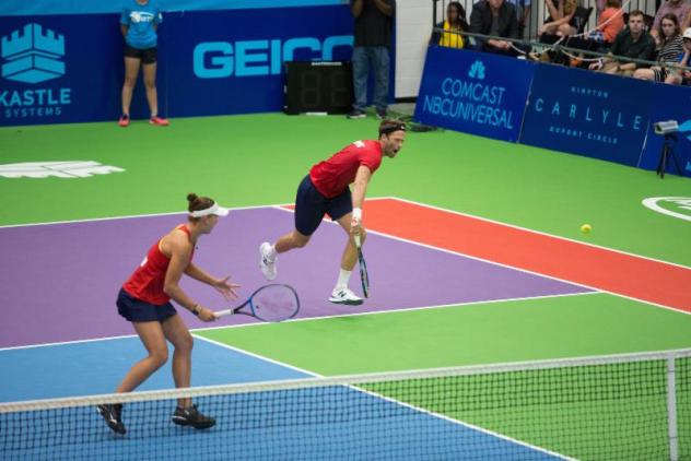 Nicole Melichar and Robert Lindstedt of the Washington Kastles