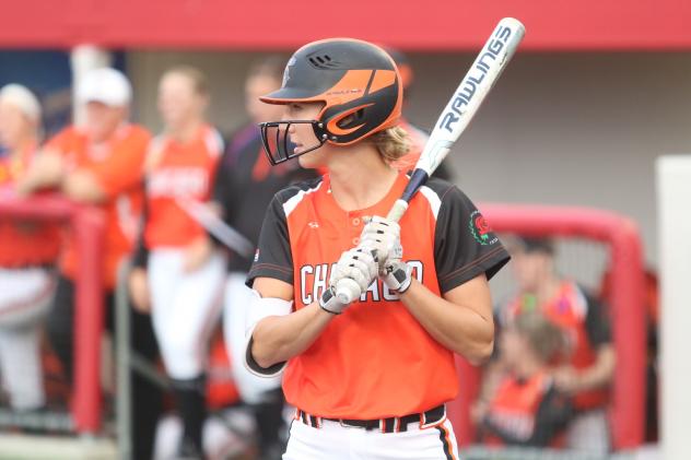 Chicago Bandits left fielder Brenna Moss