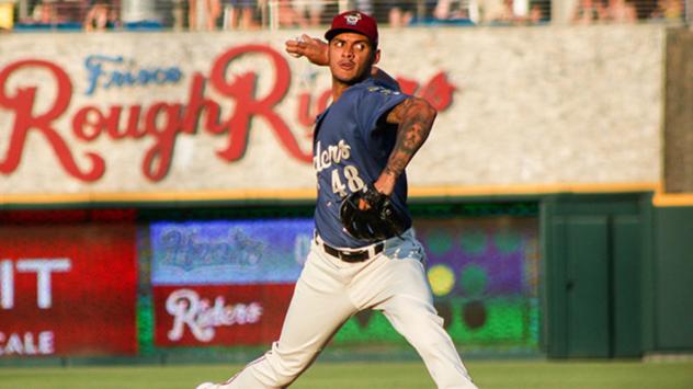 Frisco RoughRiders pitcher Jonathan Hernandez