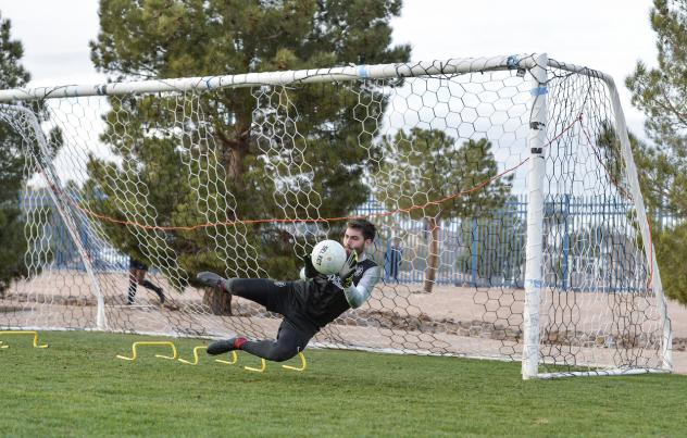 Goalkeeper Thomas Olsen