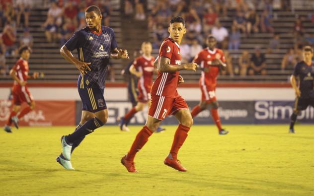 Bethlehem Steel FC battles the Richmond Kickers