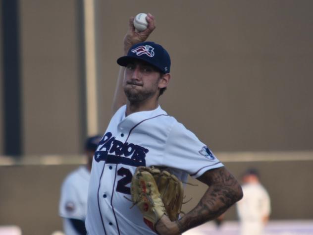 Somerset Patriots pitcher David Kubiak