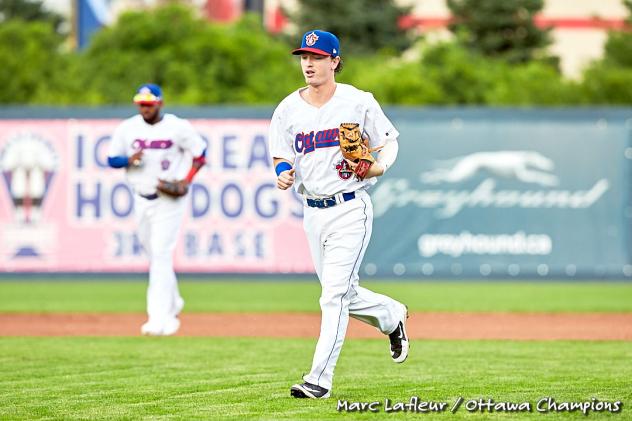Ottawa Champions infielder Tyler Brown