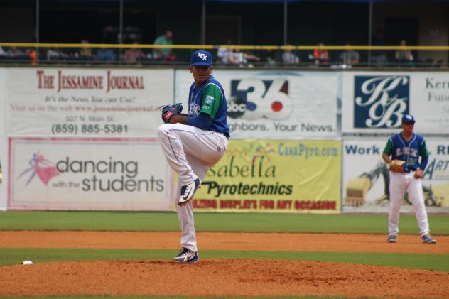 Yefri Del Rosario of the Lexington Legends