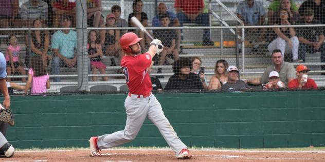 Acadiana Cane Cutters at the plate