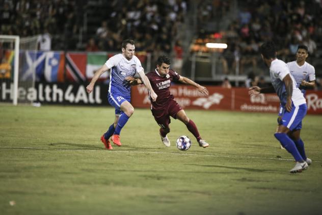 Sacramento Republic FC chases down the ball vs. Rio Grande Valley FC
