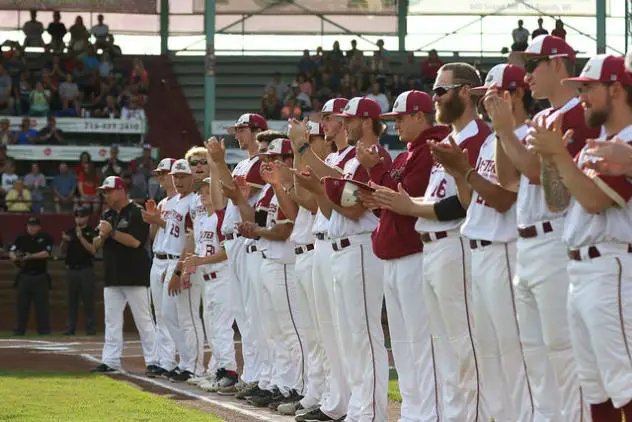 Wisconsin Rapids Rafters salute their fans