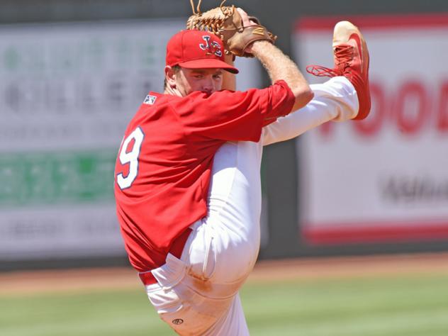 LHP Ross Vance with the Johnson City Cardinals