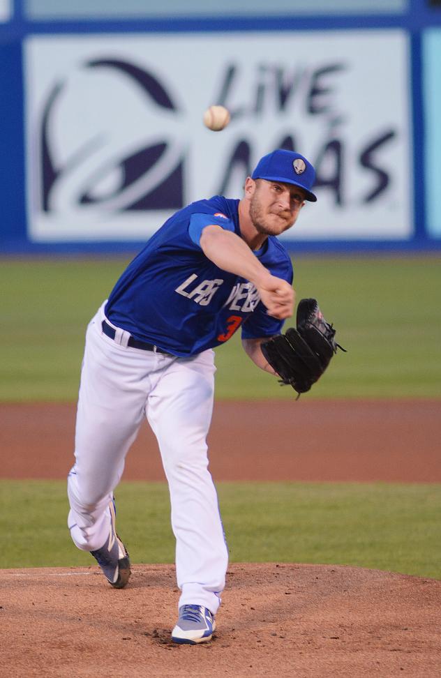 Las Vegas 51s pitcher Drew Gagnon