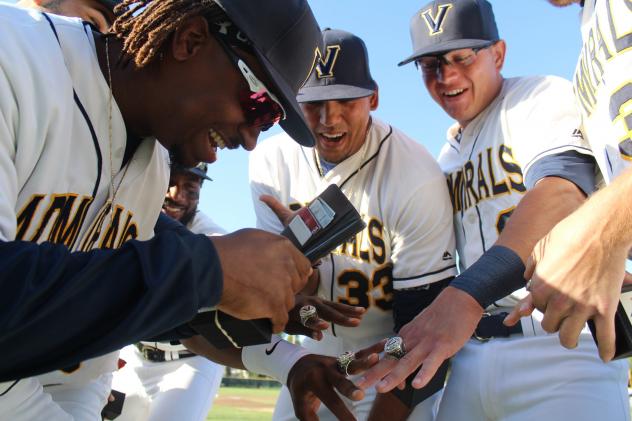 Vallejo Admirals Game Notesshow off their rings