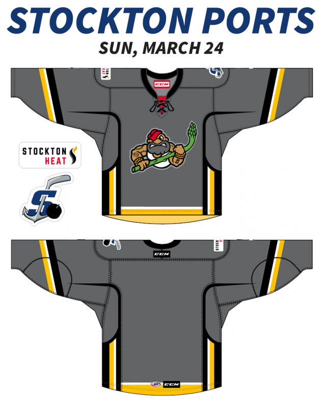 Stockton Heat Stockton Ports jerseys