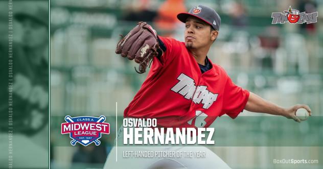 Fort Wayne TinCaps pitcher Osvaldo Hernandez