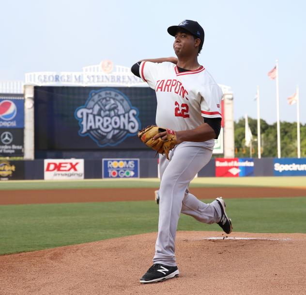 Tampa Tarpons pitcher Rony Garcia