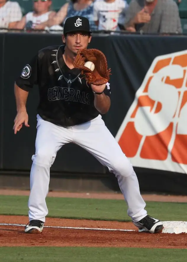 Jackson Generals infielder Josh Prince