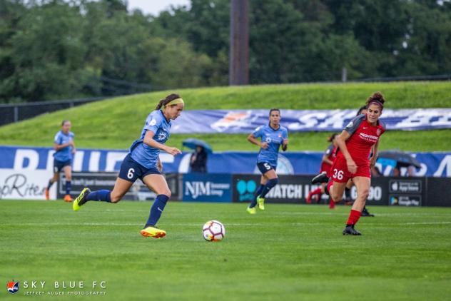 Sky Blue FC forward Shea Groom