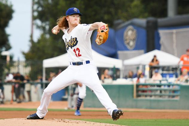 Rancho Cucamonga Quakes pitcher Dustin May
