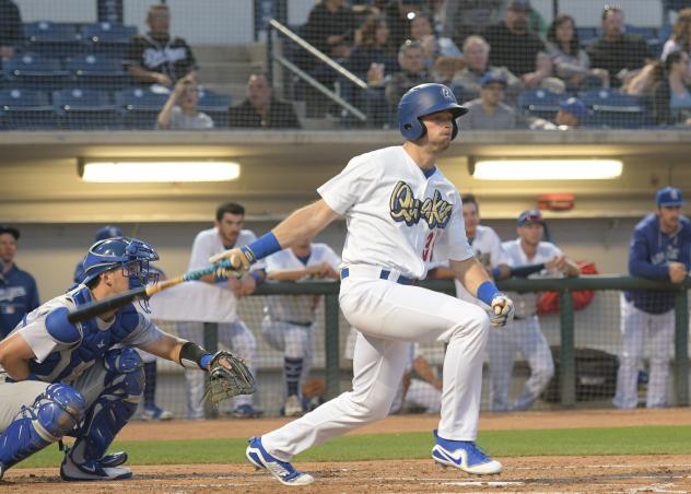 Rancho Cucamonga Quakes outfielder Cody Thomas