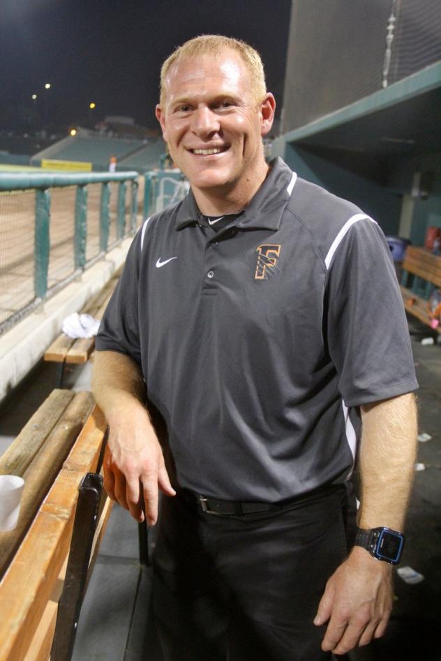 Fresno Grizzlies athletic trainer Lee Meyer