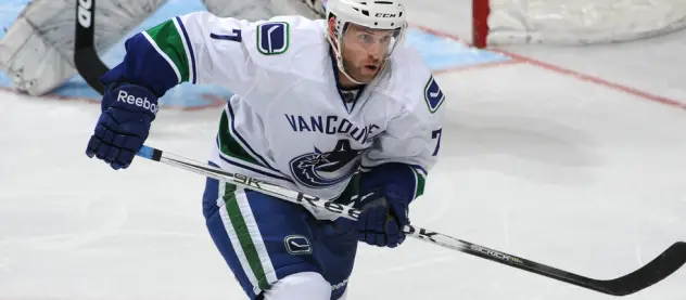 Ryan Parent with the Vancouver Canucks