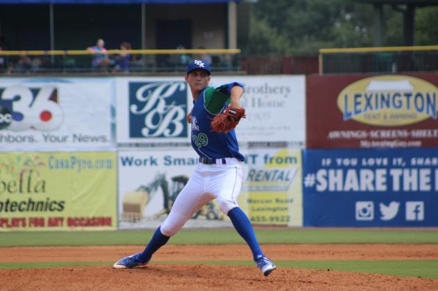 Lexington Legends pitcher Jackson Kowar