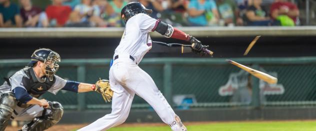 Kansas City T-Bones shatter a bat