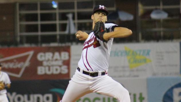 Mississippi Braves pitcher Ian Anderson