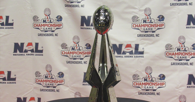 National Arena League Championship trophy