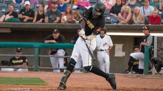 Oneil Cruz matting for the West Virginia Power