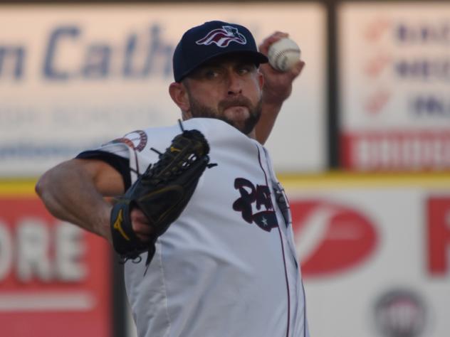 Somerset Patriots pitcher Duane Below