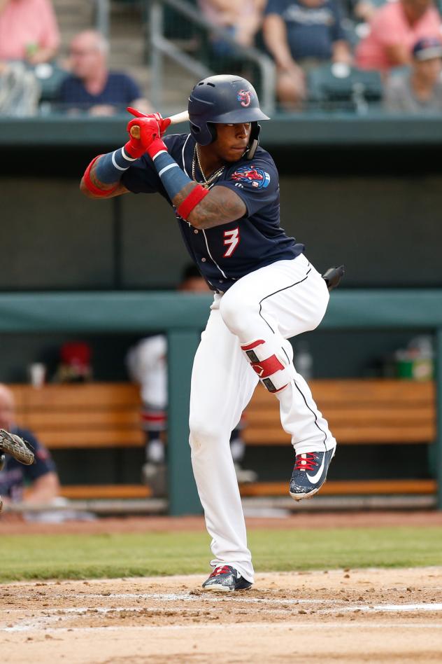 Jacksonville Jumbo Shrimp outfielder Monte Harrison