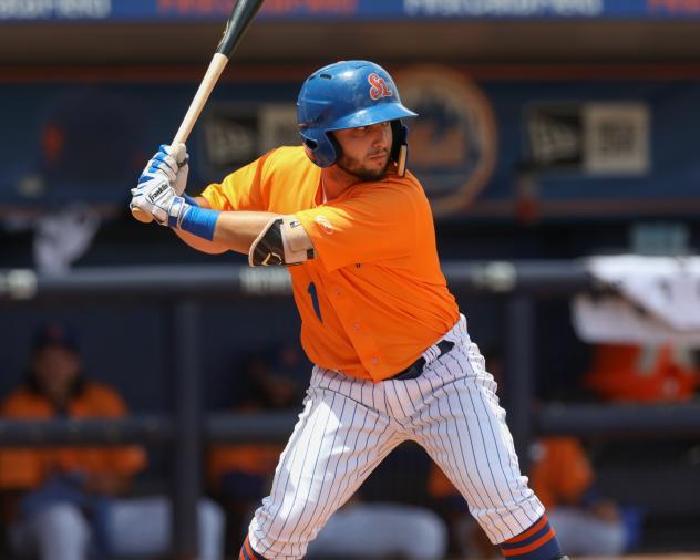 St. Lucie Mets third baseman Mike Paez