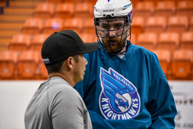 Brandon Robinson of the Rochester Knighthawks