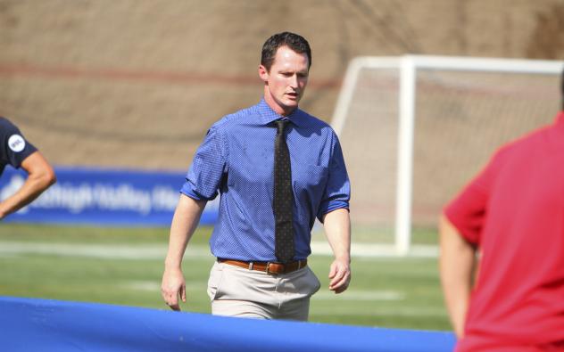 Bethlehem Steel FC head coach Brendan Burke