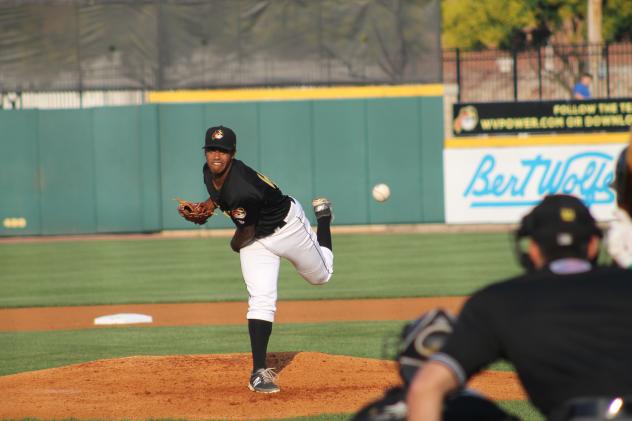 LHP Stephen Tarpley with the West Virginia Power