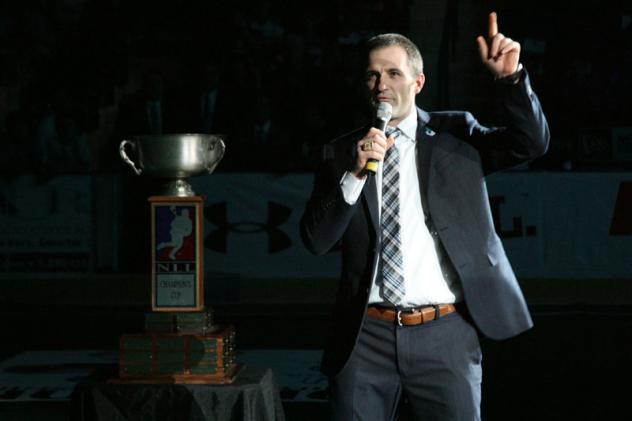Rochester Knighthawks assistant coach Mike Accursi
