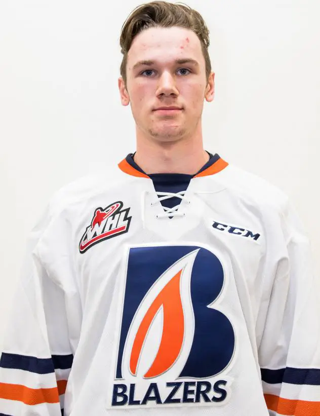 Kamloops Blazers defenseman Sean Strange