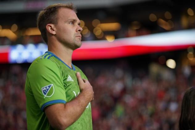 Seattle Sounders FC defender Chad Marshall