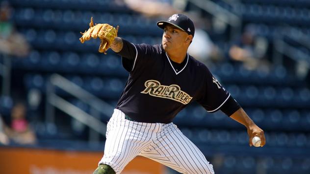 Scranton/Wilkes-Barre RailRiders pitcher Nestor Cortes