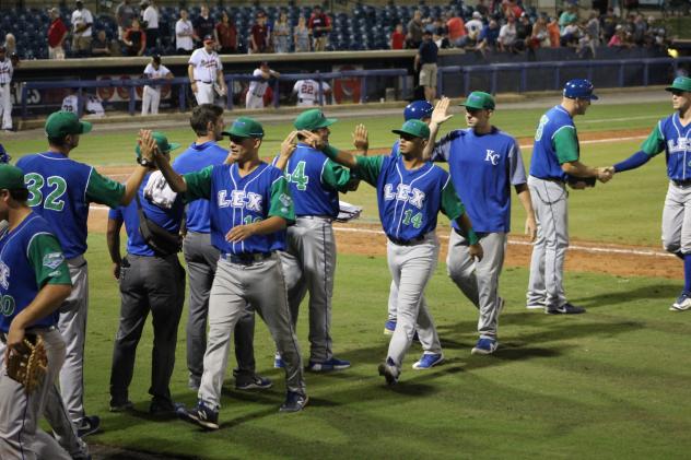 Lexington Legends celebrate the Southern Division Championship