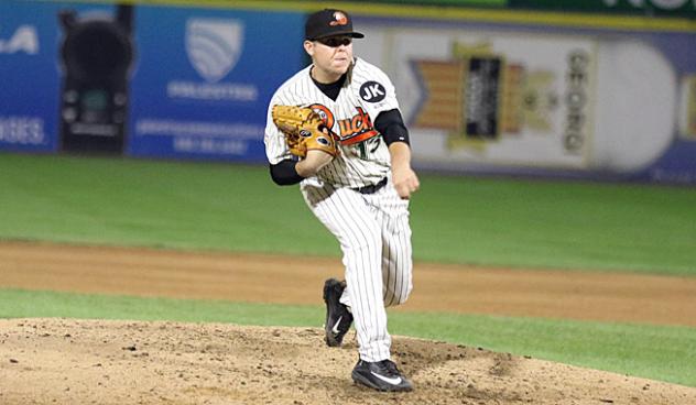 Long Island Ducks starter Jake Fisher