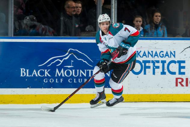 Kelowna Rockets defenceman Libor Zabransky skates in the preseason