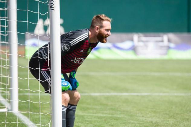 Sounders FC 2 goalkeeper Calle Brown
