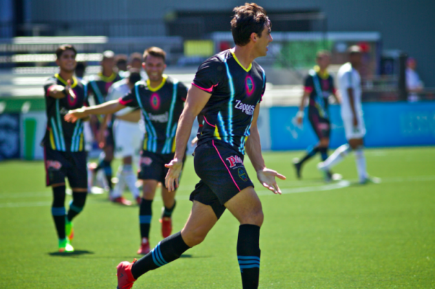 Las Vegas Lights FC forward Omar Salgado